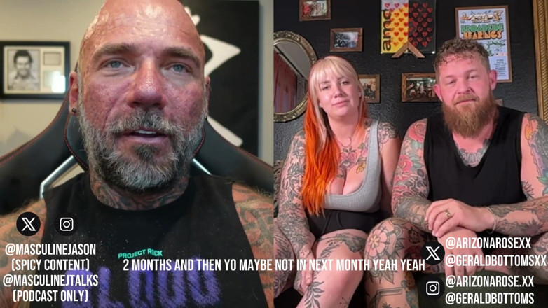 Raw and Uncensored with Masculine Jason: Porn Star Confessions - Arizona Rose e Gerald Bottoms (episodio 207)