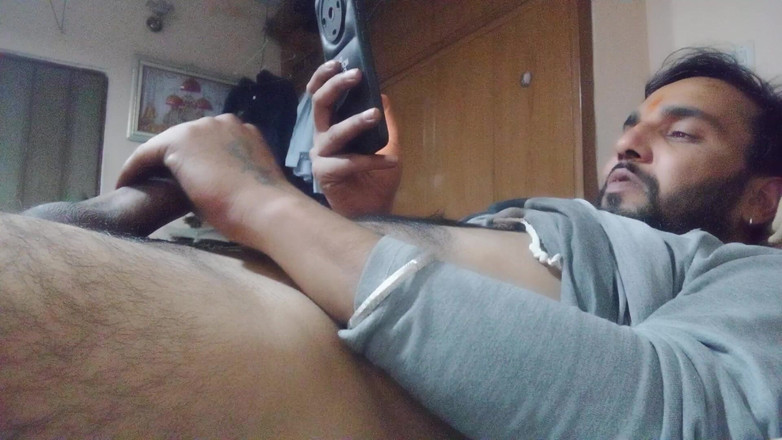 Rajasthani-old-lover: Homem indiano se masturba