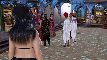 Your Savita bhabhi: Seksowna indyjska Desi Bhabhi Meena Zerżnięta przez swoich klientów