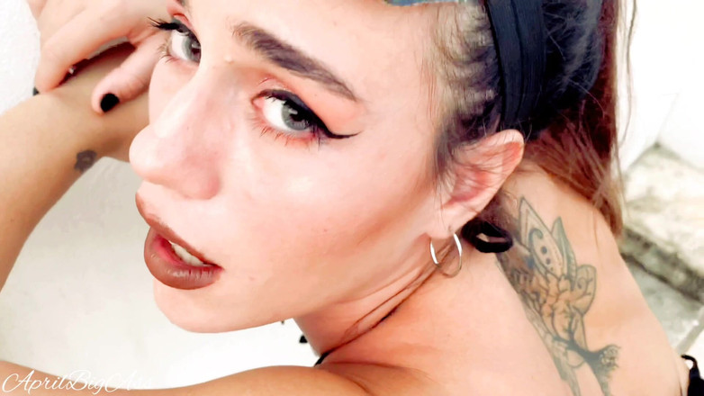 April BigAss: Policewoman Gets Her Rough and Dry Pussy Fucked and Then...