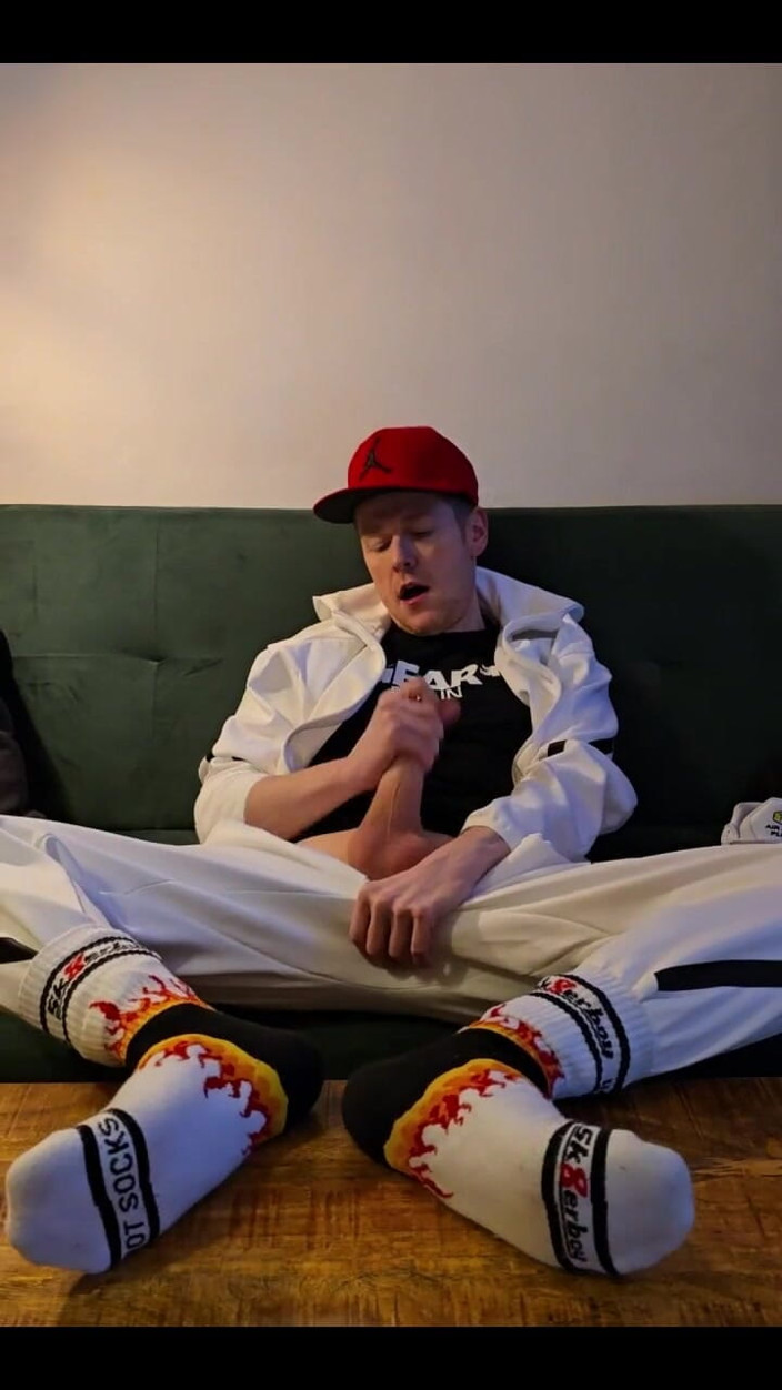 Roman Heart: Fun in White Adidas Track Suit