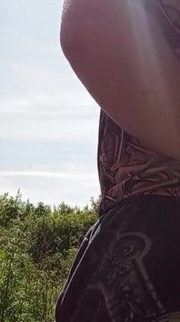Jerking off Outside in Public