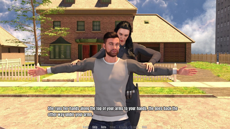 3D Cartoon Porn: Будинок бабусі 10 - офіцер поліції Сандра робить мастурбацію Томасу, поки він не закінчить