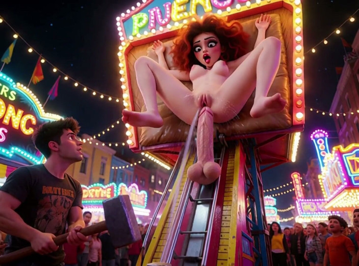 My night collection: A Wild, Fun-filled Night at the Amusement Park, with Engaging...