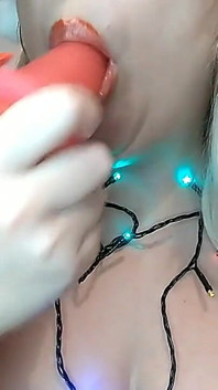 X-mas kouření od sexy Santy