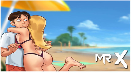 Mr Studio X: Summertimesaga - Bermain Botol Di Pantai # 81