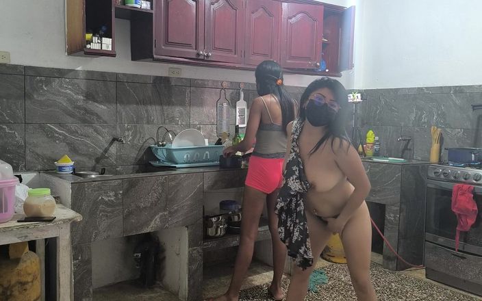 NEGRITA SEXY: We Are Cooking Lunch and Then We Start Undressing in...