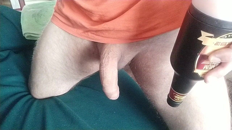 Hot guy solo: Gay model fucks pussy toy and cums twice on webcam