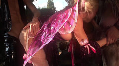 Pervy Studio: Peri masalı porno parodi genç üçlü grup seks