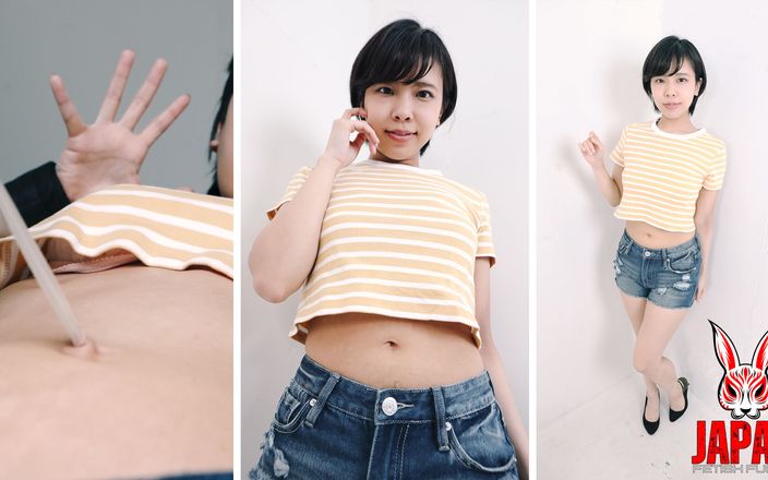 Japan Fetish Fusion: Göbek deliği oyunu kamerada çaresiz kendi kendine zevke dönüşüyor... Kayganlaştırıcı seğiren...
