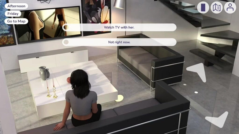 Deshi lover: Fantasy příběh herní 3D simulace virtuálních 18+ znaků část 11