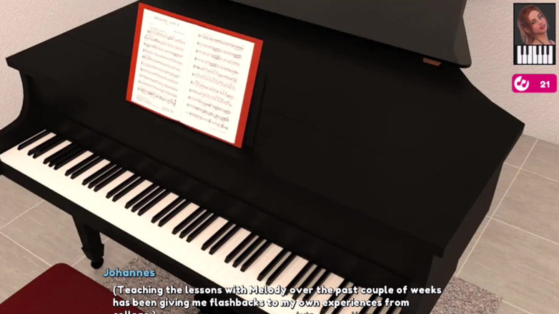 Johannes Gaming: Melody deel 7: we zijn begonnen met onze lessen, ze houdt...