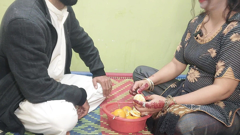 Pakistani CoupleX: Gran polla de pareja india en cuatro