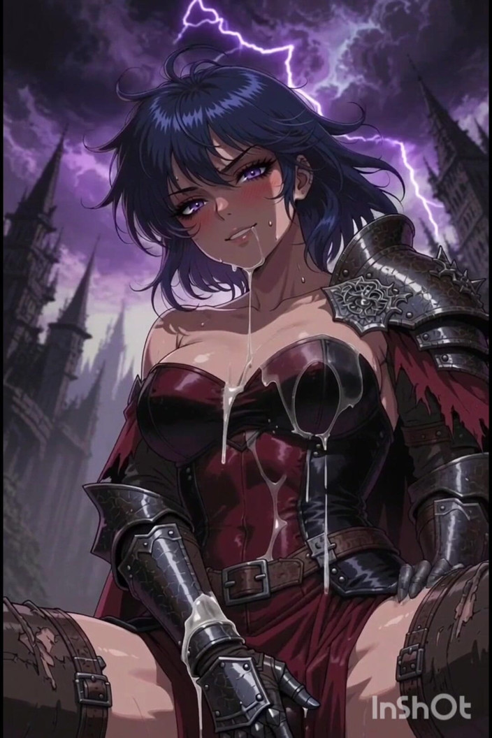 Wertstofsamler: Heroisk mörk fantasikrigare, anime ai genererad