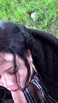 Outdoor-sex with German Chubby-slut - Lessly Needs Cum