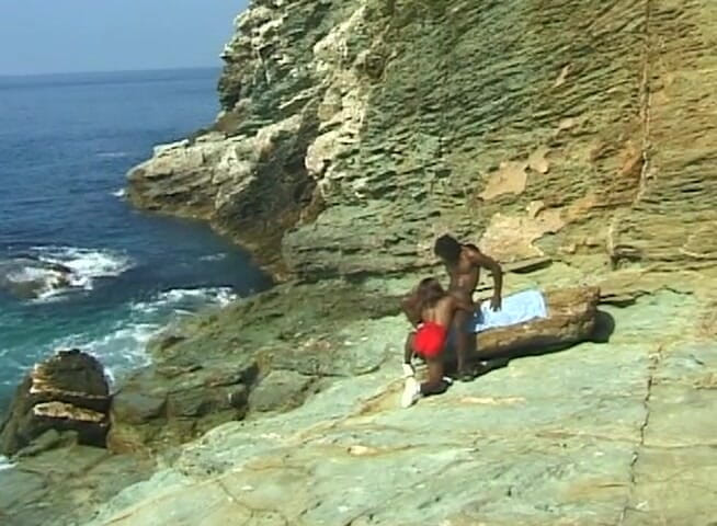 Black Jass: Superb nubian babe gets slammed on the beach by BBC