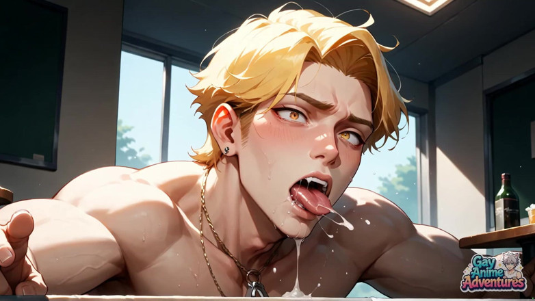 Gay Anime Adventures: The Wonderful Muscle Bomb Takes a Teach Ride and Opens...