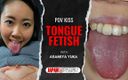 Japan Fetish Fusion: Virtuelles Stillen und zungenkuss: Yuka Asamiya