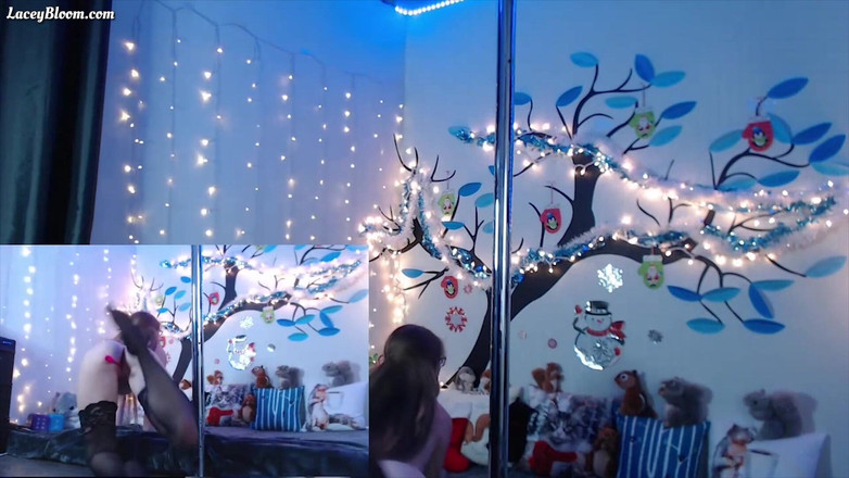 Lacey Bloom: Live show paaldans in netkousen 11:04