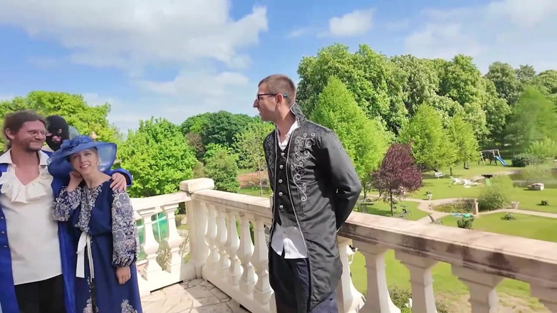 Lovekino: Hot Gangbang on the Castle Balcony P1