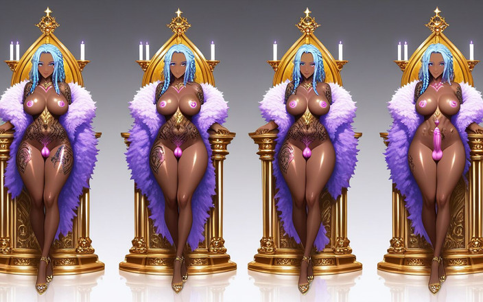 TransMuse: Palace Varanda beijando desossado - futa e mulher bonita