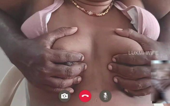 Luxmi Wife: Hindi - amante fode esposa e marido assiste na cam