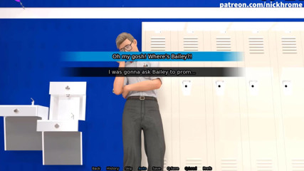 Visual Novels: SexBot 41 - nerd de óculos com milfs