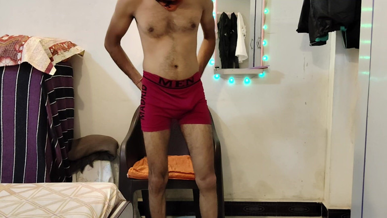 UltraHotBoy69: Pink Underwear and Masturbating
