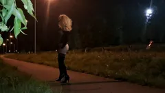 Sissy Maid Walk Night