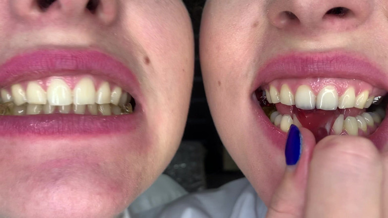 Hottie goddess: Двойной рот: chew Соблазнение Uvulia Шоу