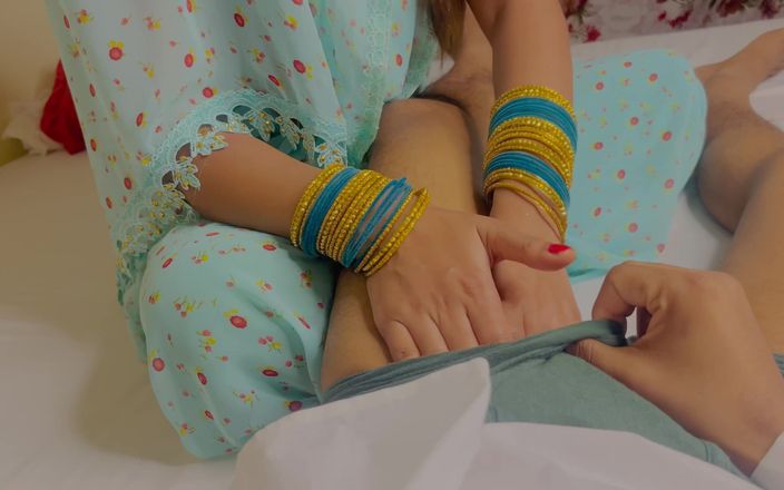 Indian Mahi: Тесть відтраханий невісткою на прешоті масляного масажу