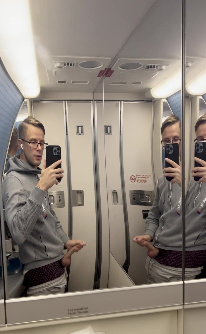 GayDuplo: First Batch of Smaller Videos! Jerking off on Plane the...