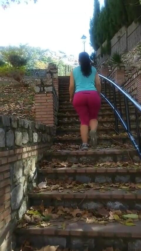DragonGalaxy11: Horny hiker shows her tits for fun but also gets...