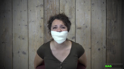 Gag Attack: Julia - Microfoam Tape Gags