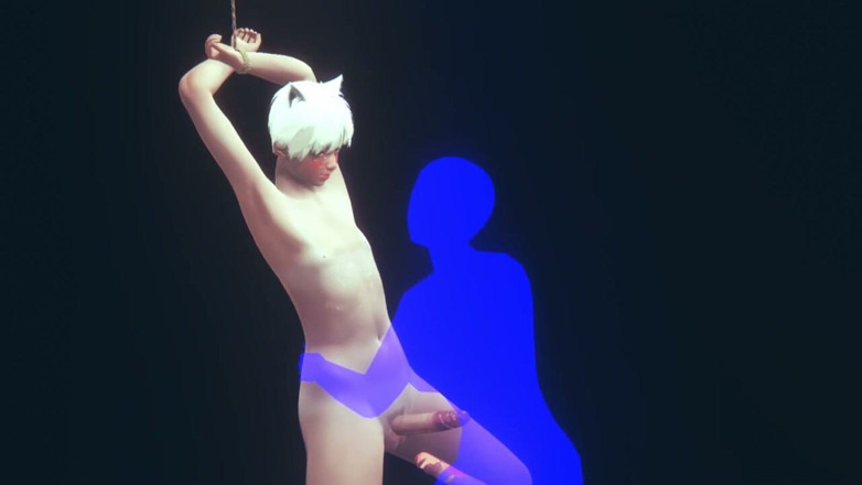 Yaoitube: Yaoi femboy - seksi neko femboy sert seks bölüm 2