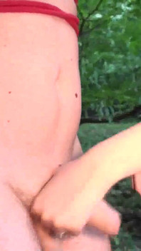 Outdoor bondage and femdom