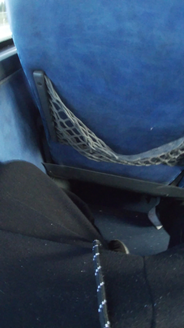 Hardnoisex: Sám na zadním sedadle autobusu - masturbace, dokud nevybuchnu