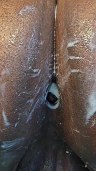 Pantyhose Pushing Out Fruits