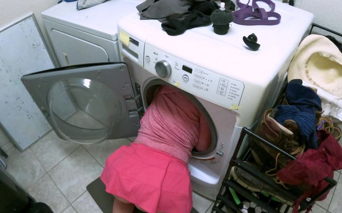 Erin Electra: Stepmom Stuck in the Washing Machine Takes It in Both...
