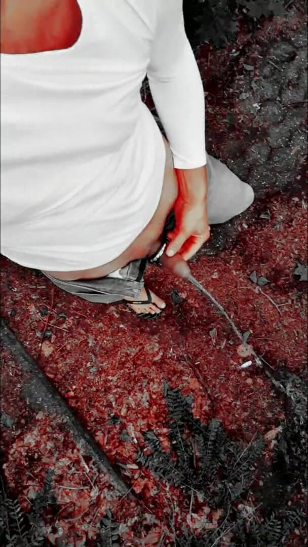 Slutboyben: Slutboyben Cam4 Utomhus Piss Gris
