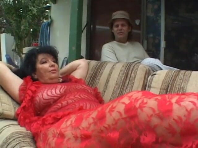Meet my Pussy: MILF with huge breasts rides a big cock outside