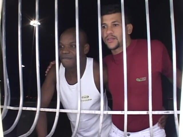 Bi All Means: Two big dick guys fuck the tight holes on two...