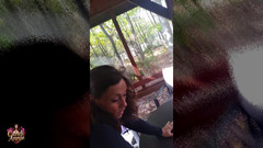 Candi Annie: Отличное развлечение в Лесу с трахом и глотанием спермы в видео от первого лица - Candi Annie