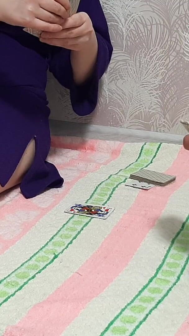 Vik_All: The Stepsister Was so Carried Away Playing Cards That She...