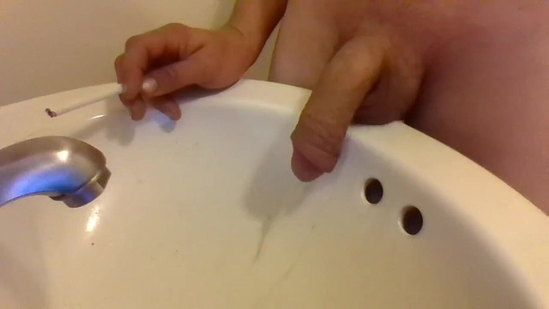 LilTaste: Peeing Draped Over a Sink