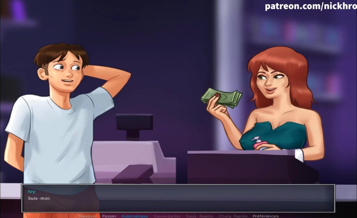 Cartoon Universal: Summertime saga part 78 - sexshop adventure pt2 ( French sub )