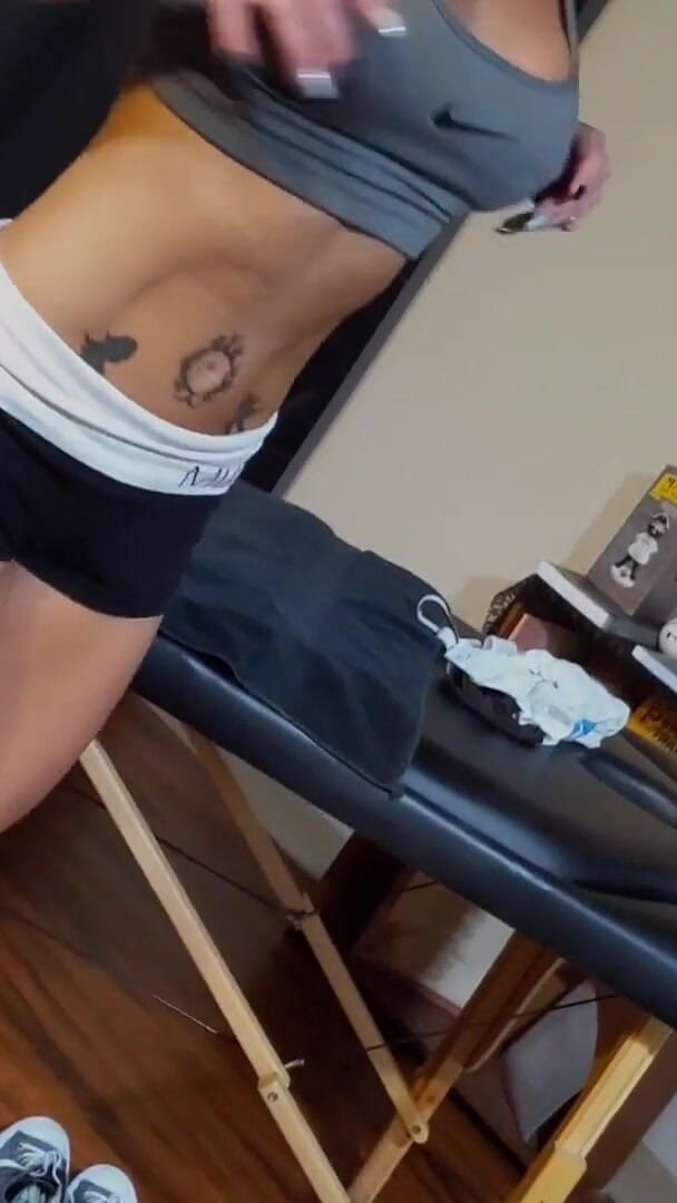David Mack Video: Adara Stretches and Strips for a Happy Ending Massage