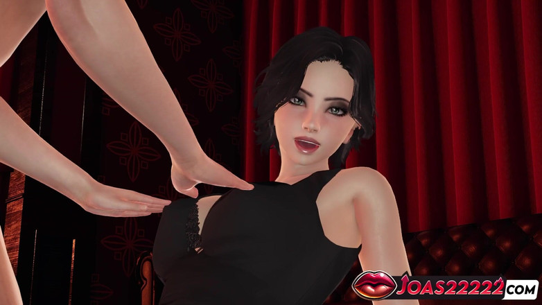 Joas22222: Sexy dívka Pandora 3D Hentai - Potěšení z pov masáže velkých koz...