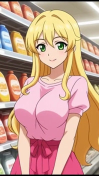Supermarket Girl Falls in Love with Her Boss Anime Romance