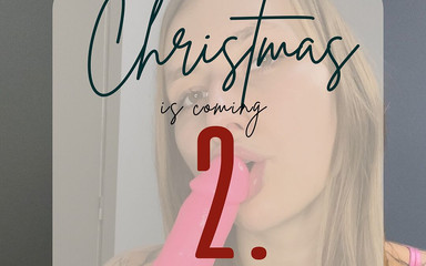 Cur1ouscoup420: Advent Calender 2. 12. blowjob dengan dildo merah jambu